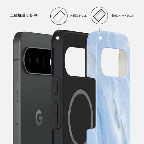 Google Pixel 11 ケース, Fluffy Clouds | BURGA