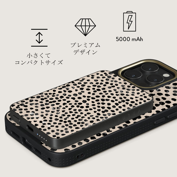 BURGA マグネット式モバイルバッテリー Magnetic - MagSafe対応ワイヤレス充電器（モバイルバッテリー