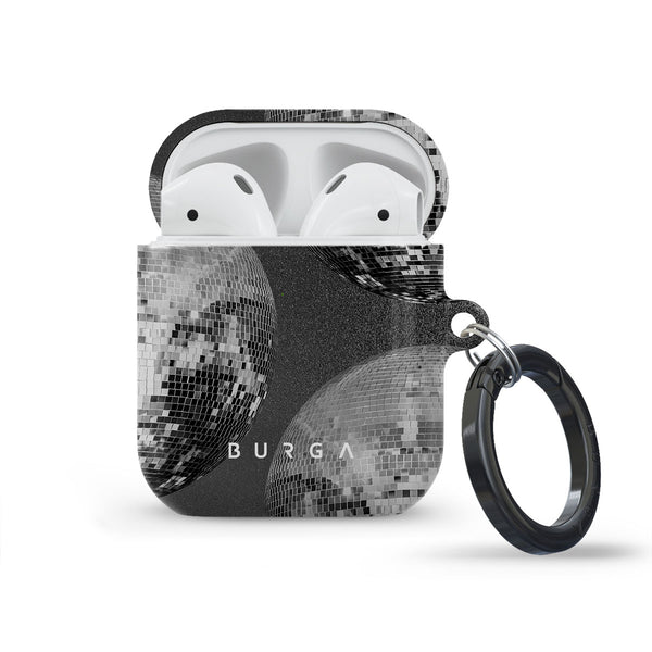 【新品未使用】BURGA イヤホンケース ホワイト/シルバー 新品未使用】BURGA イヤホンケース ホワイト/シルバー 新品未