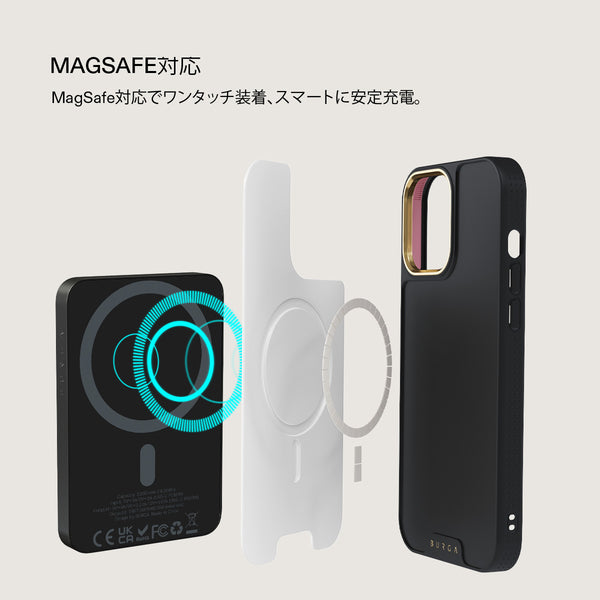 Magnetic - MagSafe対応ワイヤレス充電器（モバイルバッテリー