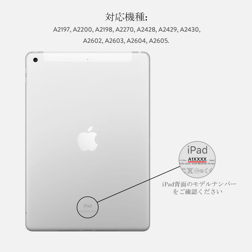 Pastel Hues - Colorful Marble iPad 10.2 (9th/8th/7th Gen) ケース 3