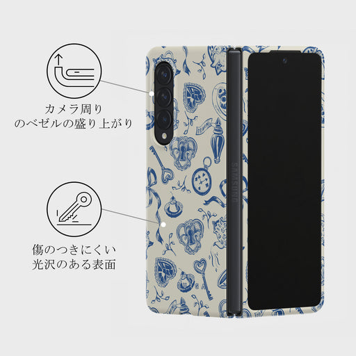 Tea Party - Samsung Galaxy Z Fold 4 ケース 3