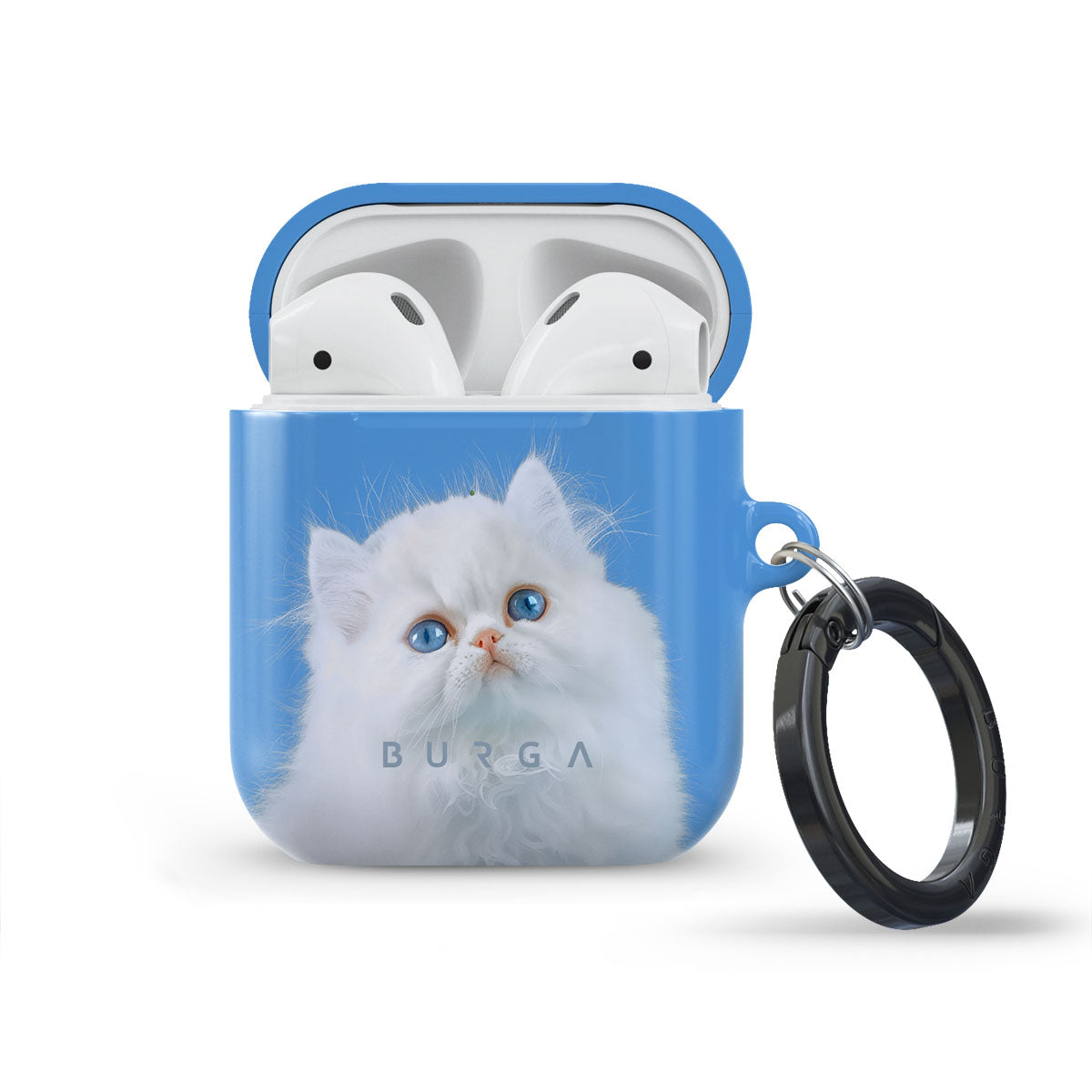 【新品未使用】BURGA イヤホンケース ホワイト/シルバー Amazon | Burga Airpod ハードケース Apple Airpods 3対応 充電