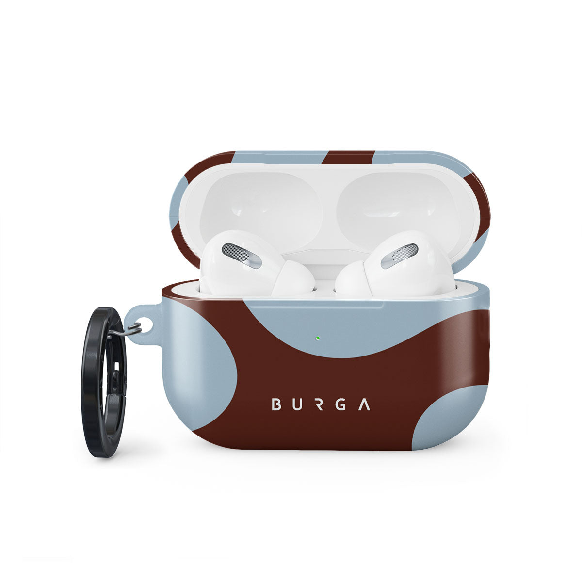 【新品未使用】BURGA イヤホンケース ホワイト/シルバー 新品未使用】BURGA イヤホンケース ホワイト/シルバー AirPods