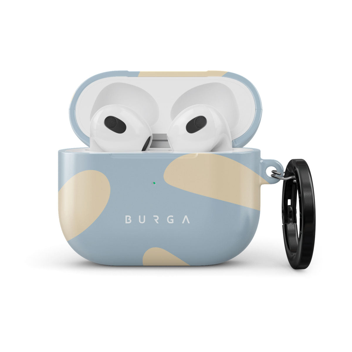 【新品未使用】BURGA イヤホンケース ホワイト/シルバー 新品未使用】BURGA イヤホンケース ホワイト/シルバー 新品未