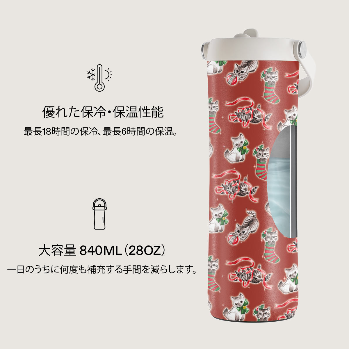 Merry Kitty - FitSipボトル | BURGA
