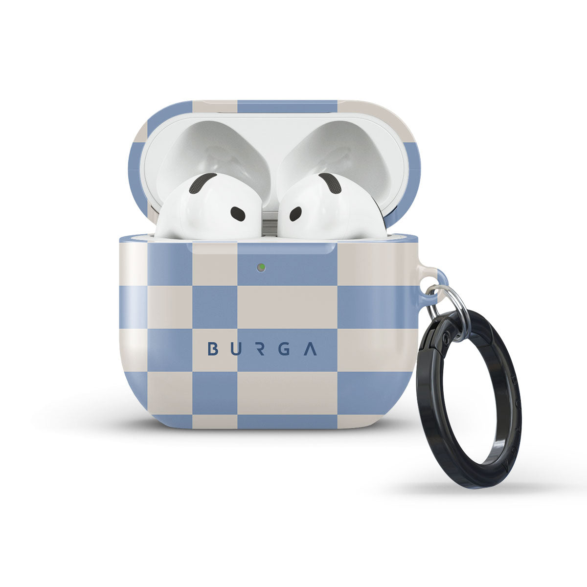 【新品未使用】BURGA イヤホンケース ホワイト/シルバー 新品未使用】BURGA イヤホンケース ホワイト/シルバー AirPods
