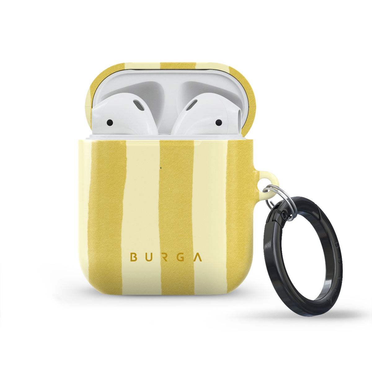 新品未使用】BURGA 星柄 ホワイト エアポッツプロイヤホンケース