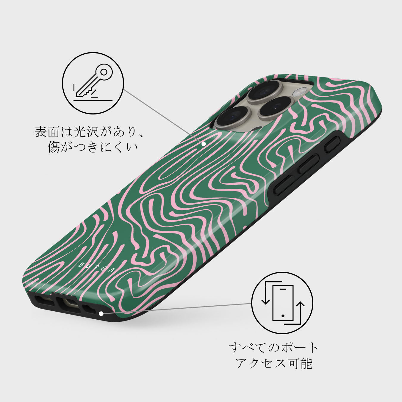 Hawaiian Breeze - iPhone 16 Pro ケース | BURGA