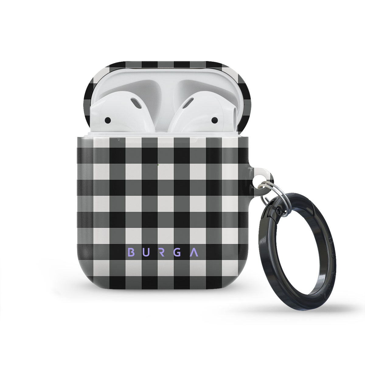 【新品未使用】BURGA イヤホンケース ホワイト/シルバー 新品未使用】BURGA イヤホンケース ホワイト/シルバー 新品未