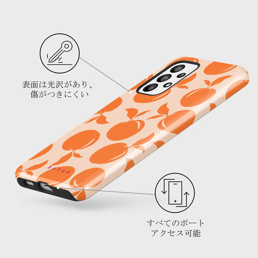 Peach Fuzz - Samsung Galaxy A73 ケース 3