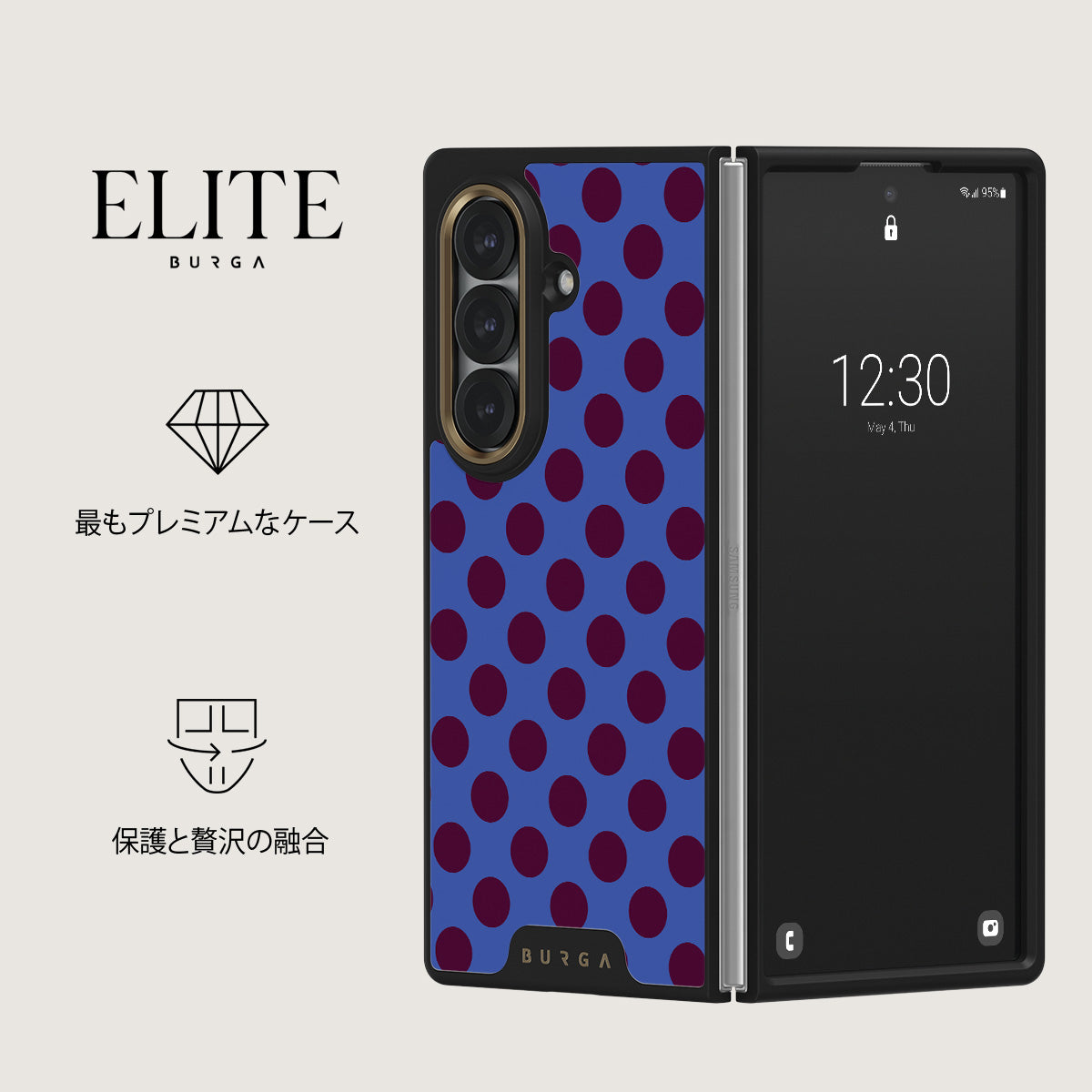 Samsung Galaxy Z Fold 7 ケース, On Pause | BURGA