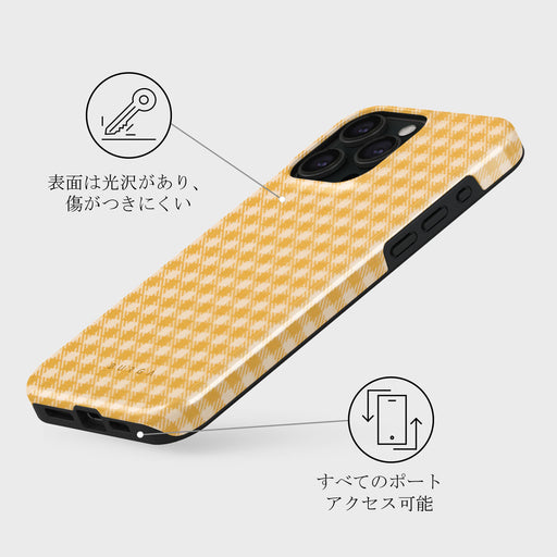 Tuscan Sun - Yellow Plaid iPhone 15 Pro ケース 7