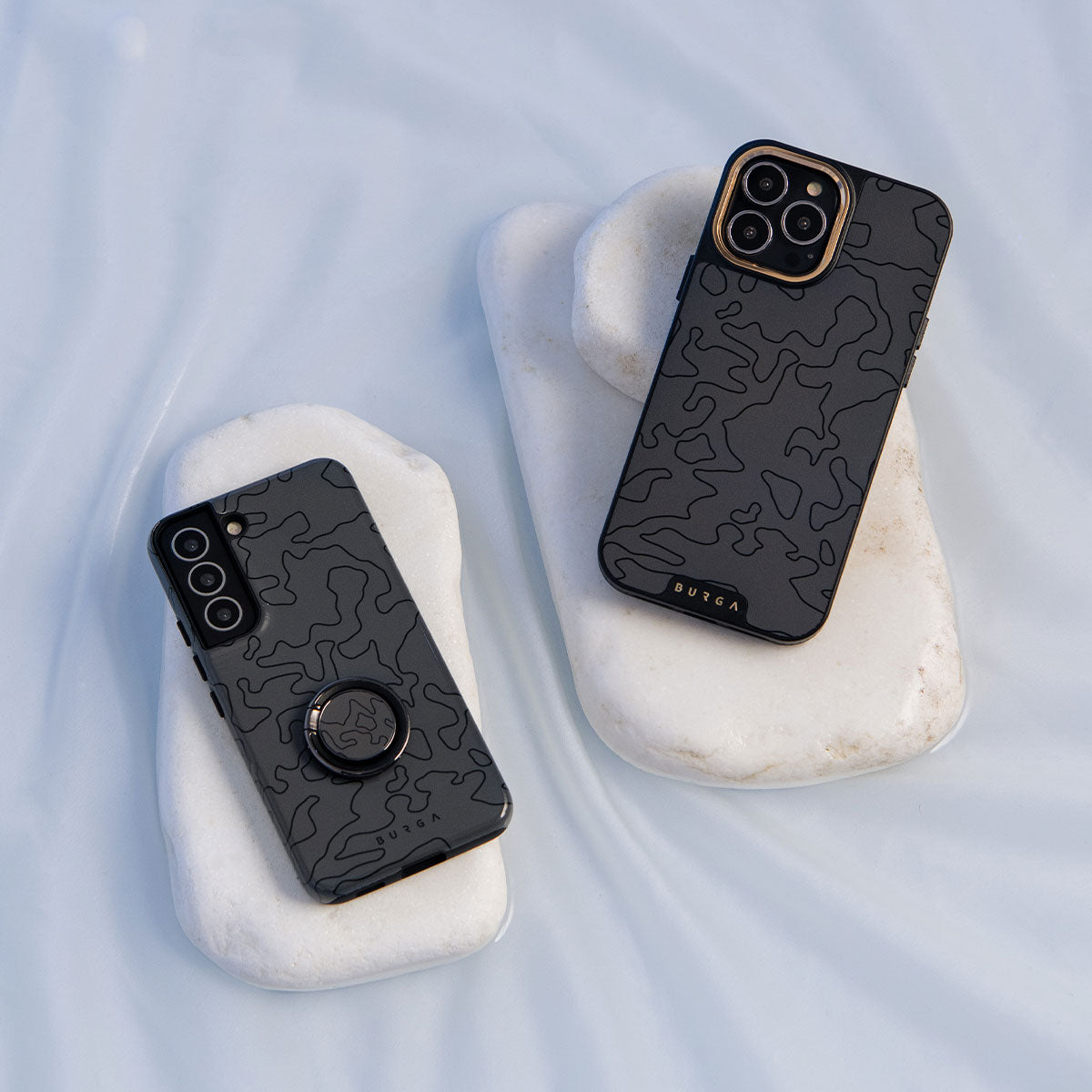 iPhone 16 Pro ケース, Black Rock | BURGA