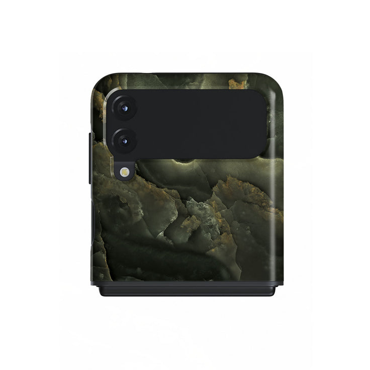 Misty Forest - Green Marble Samsung Galaxy Z Flip 3 ケース