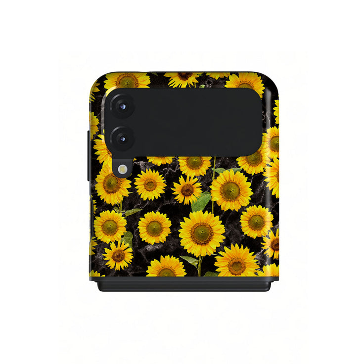 Sunflower Glimmer - Samsung Galaxy Z Flip 3 ケース