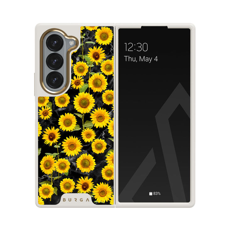 Sunflower Glimmer - Samsung Galaxy Z Fold 6 ケース