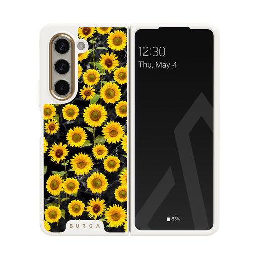 Sunflower Glimmer - Samsung Galaxy Z Fold 5 ケース