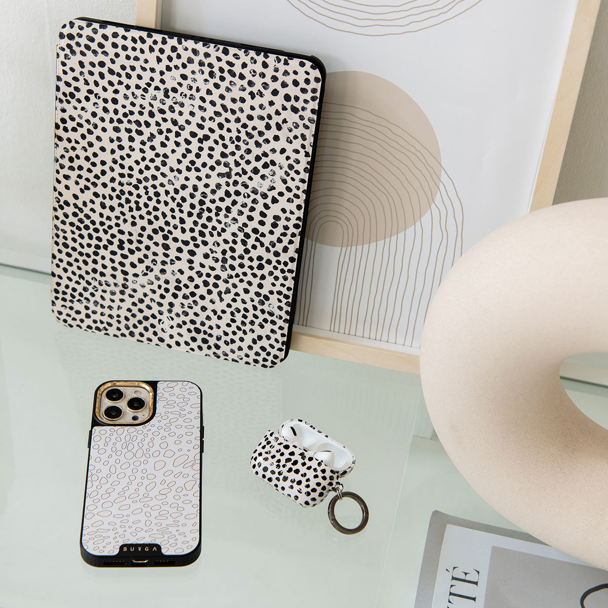 Almond Latte - iPad Mini 8.3 (A17 Pro/6th Gen) ケース | BURGA