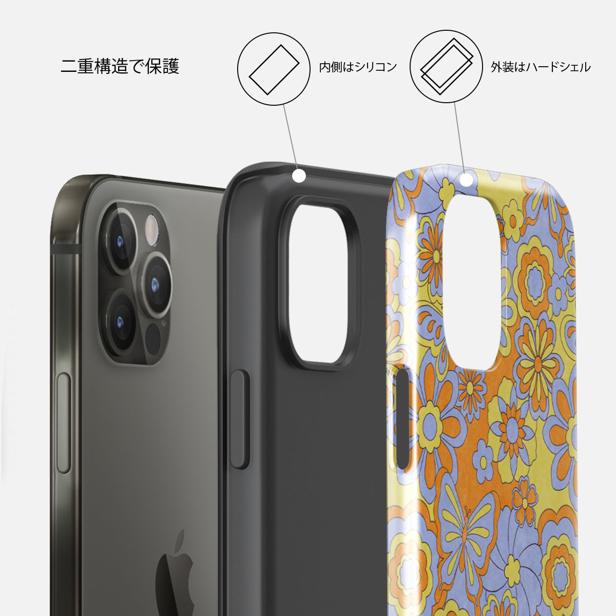 iPhone 12 Pro Max ケース, Broken Machines | BURGA