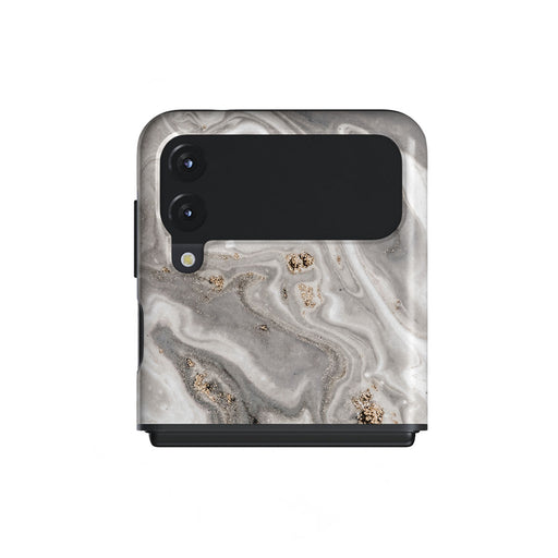 Snowstorm - Grey Marble Samsung Galaxy Z Flip 3 ケース