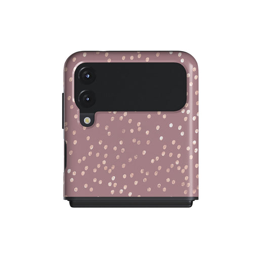 Hot Cocoa - Spotted Samsung Galaxy Z Flip 3 ケース