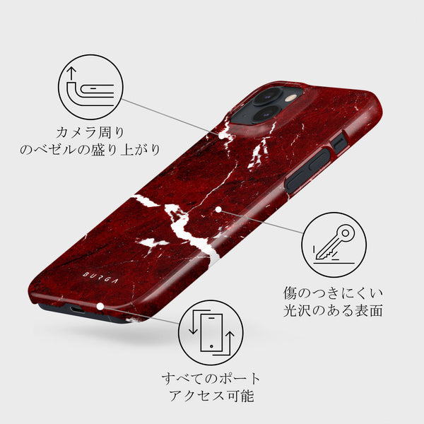 Iconic Red Ruby - iPhone 13 ケース | BURGA