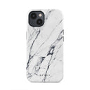 Satin White - Marble iPhone 15 ケース 5