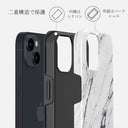 Satin White - Marble iPhone 15 ケース 6