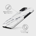 Satin White - Marble iPhone 15 ケース 7