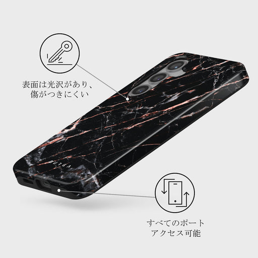 Rose Gold Marble - Samsung Galaxy S24 FE ケース 3