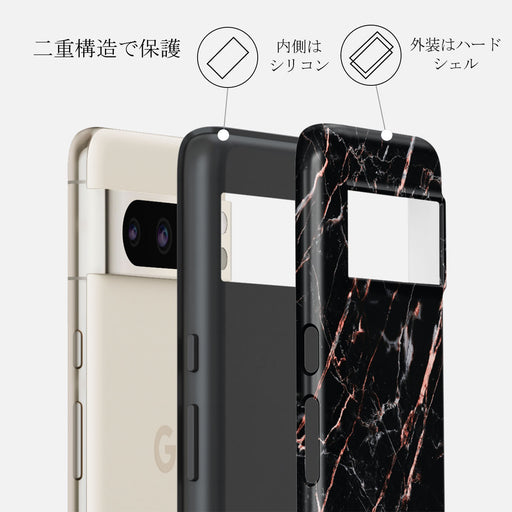 Rose Gold Marble - Google Pixel 8 Pro ケース 2