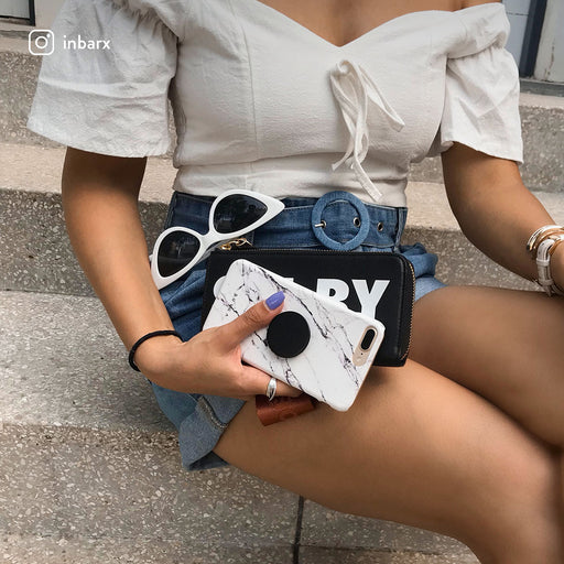 Satin White - Marble iPhone 15 ケース 25