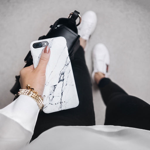 Satin White - Marble iPhone 15 ケース 23