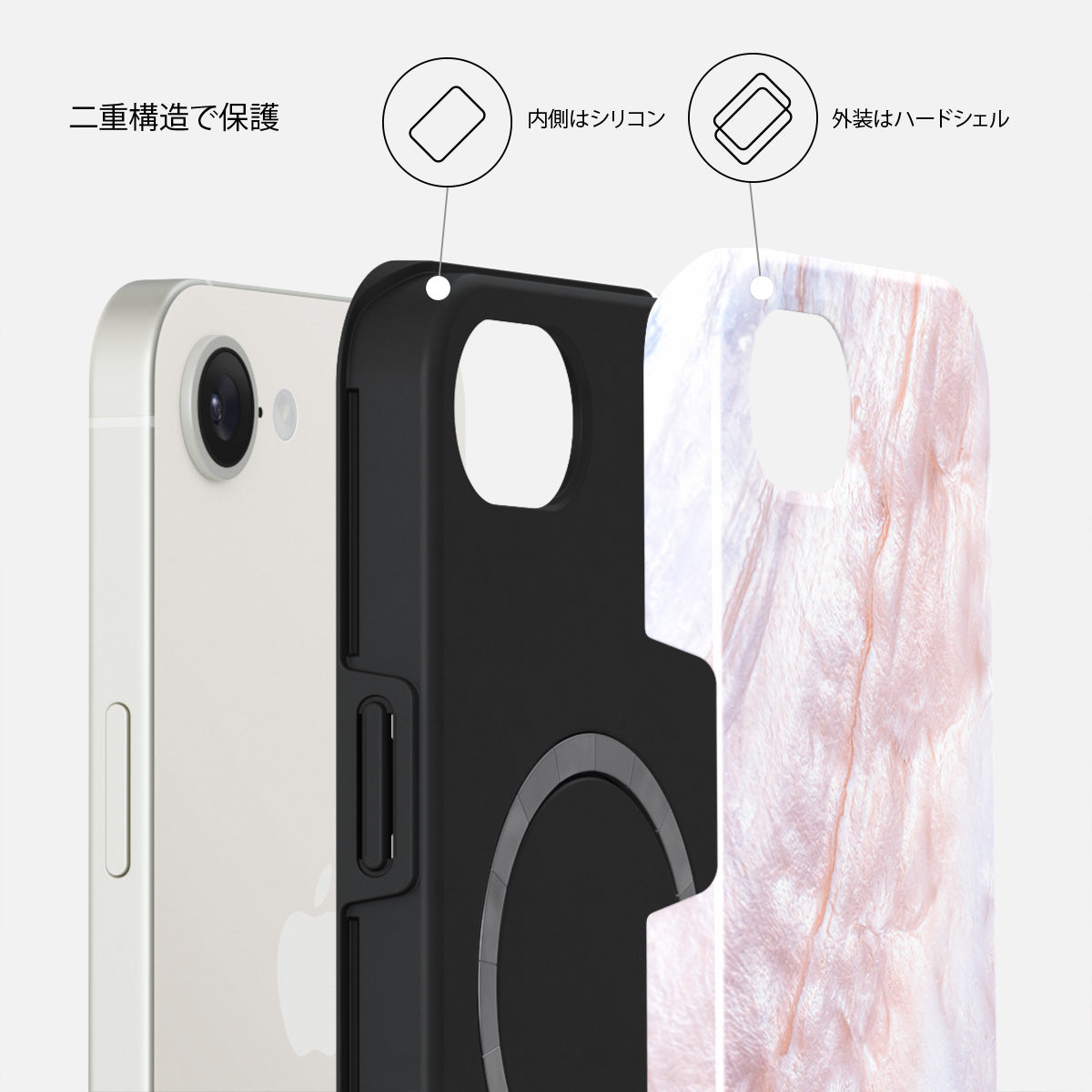 iPhone 17e ケース, Mermaid Crown | BURGA