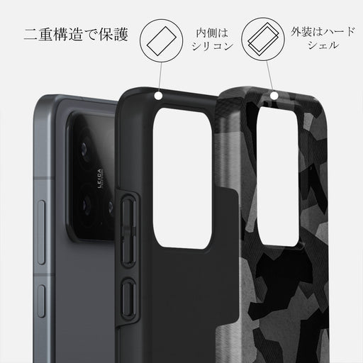 Night Black Camouflage - Xiaomi 15 ケース 2