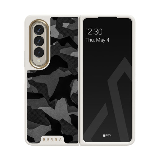 Night Black Camouflage - Samsung Galaxy Z Fold 4 ケース