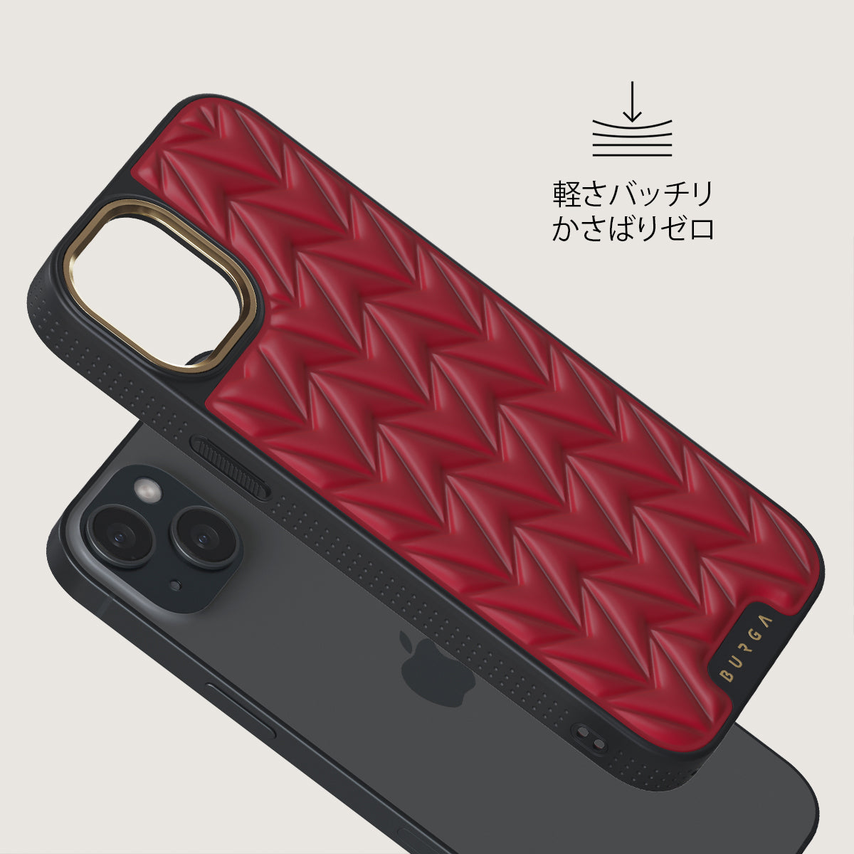 iPhone 15 ケース, Cherry | BURGA