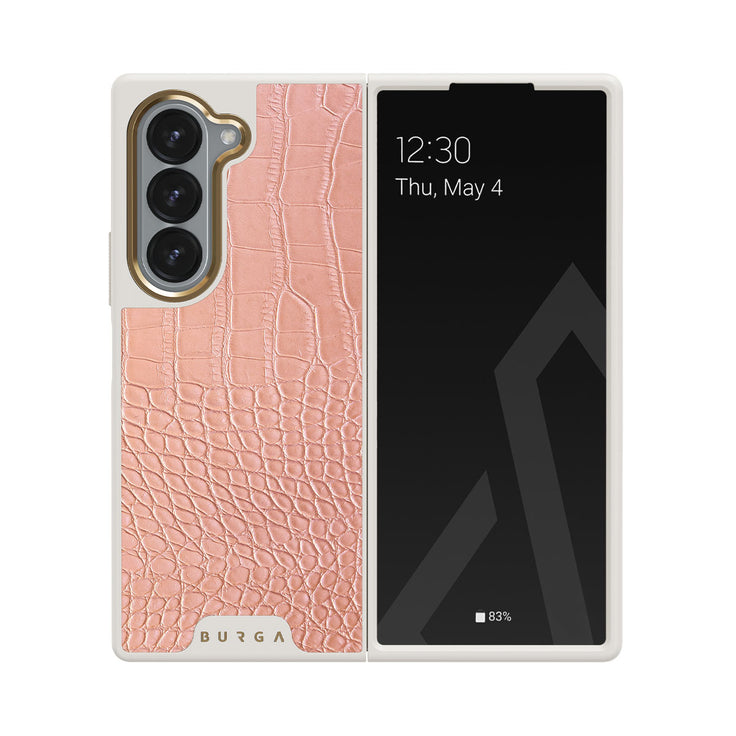 Pink Croco - Samsung Galaxy Z Fold 6 ケース
