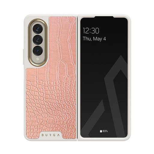 Pink Croco - Samsung Galaxy Z Fold 4 ケース