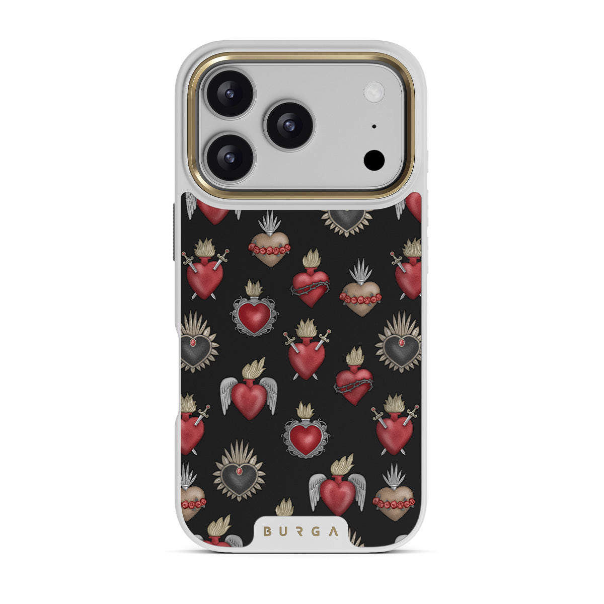 BURGA ハートデザイン iPhone 17 ケース Summer Love - Heart iPhone 17 Pro Max Case | BURGA