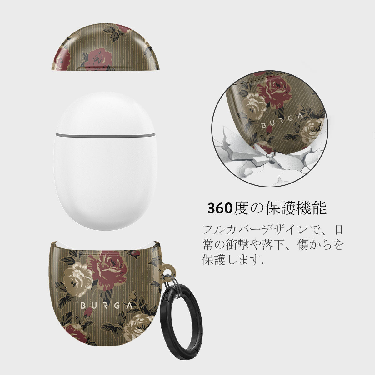 GUCCI フローラ イヤホンケース Forbidden Love - Google Pixel Buds Pro ケースカバー | BURGA