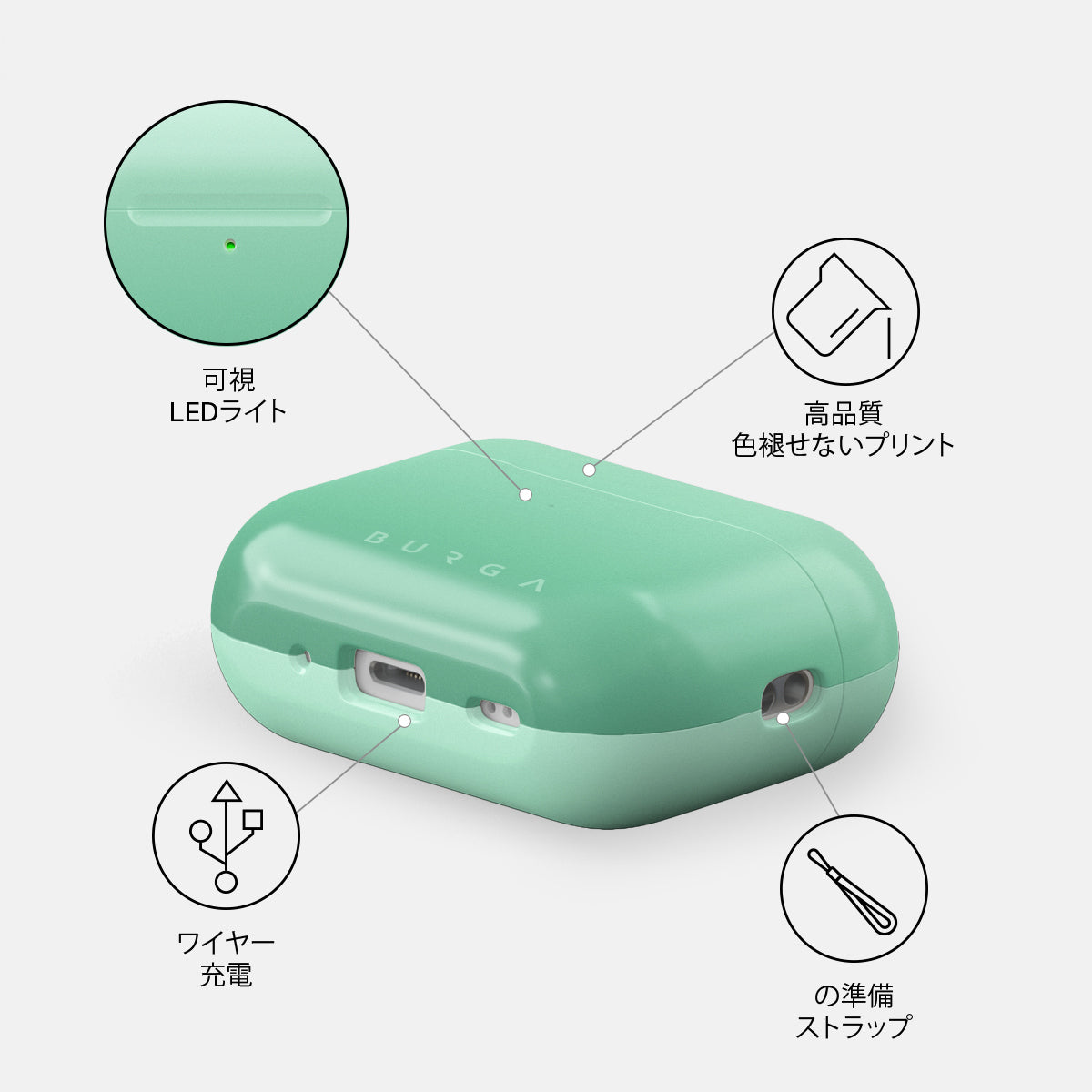 Minted - Apple Airpods Pro 2 ケースカバー | BURGA