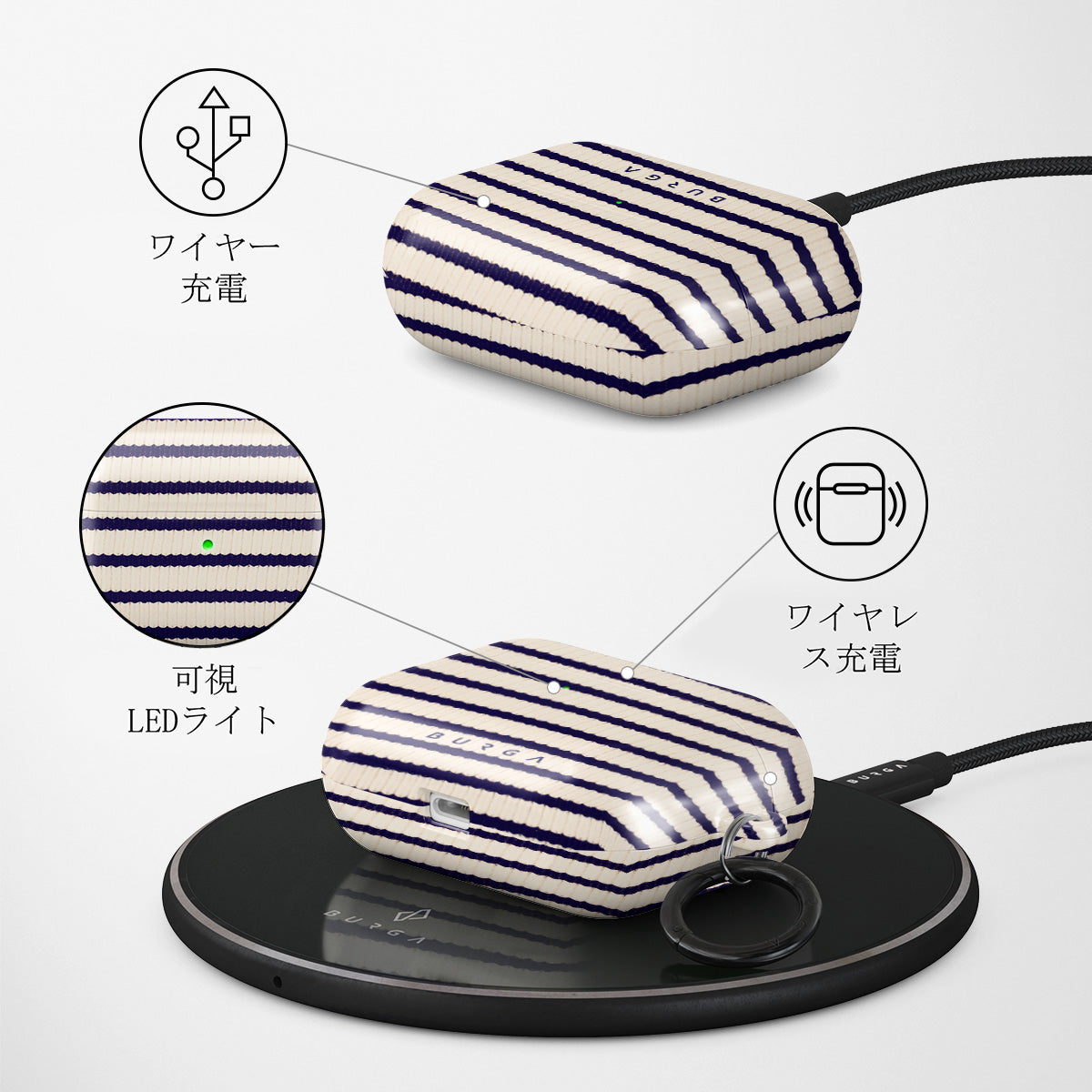 Old Money - Apple Airpods Pro ケースカバー | BURGA