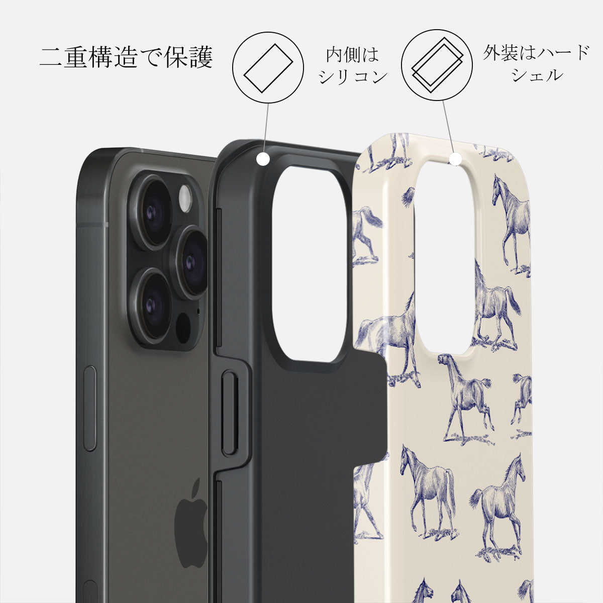 iPhone 15 Pro ケース, Derby Race | BURGA