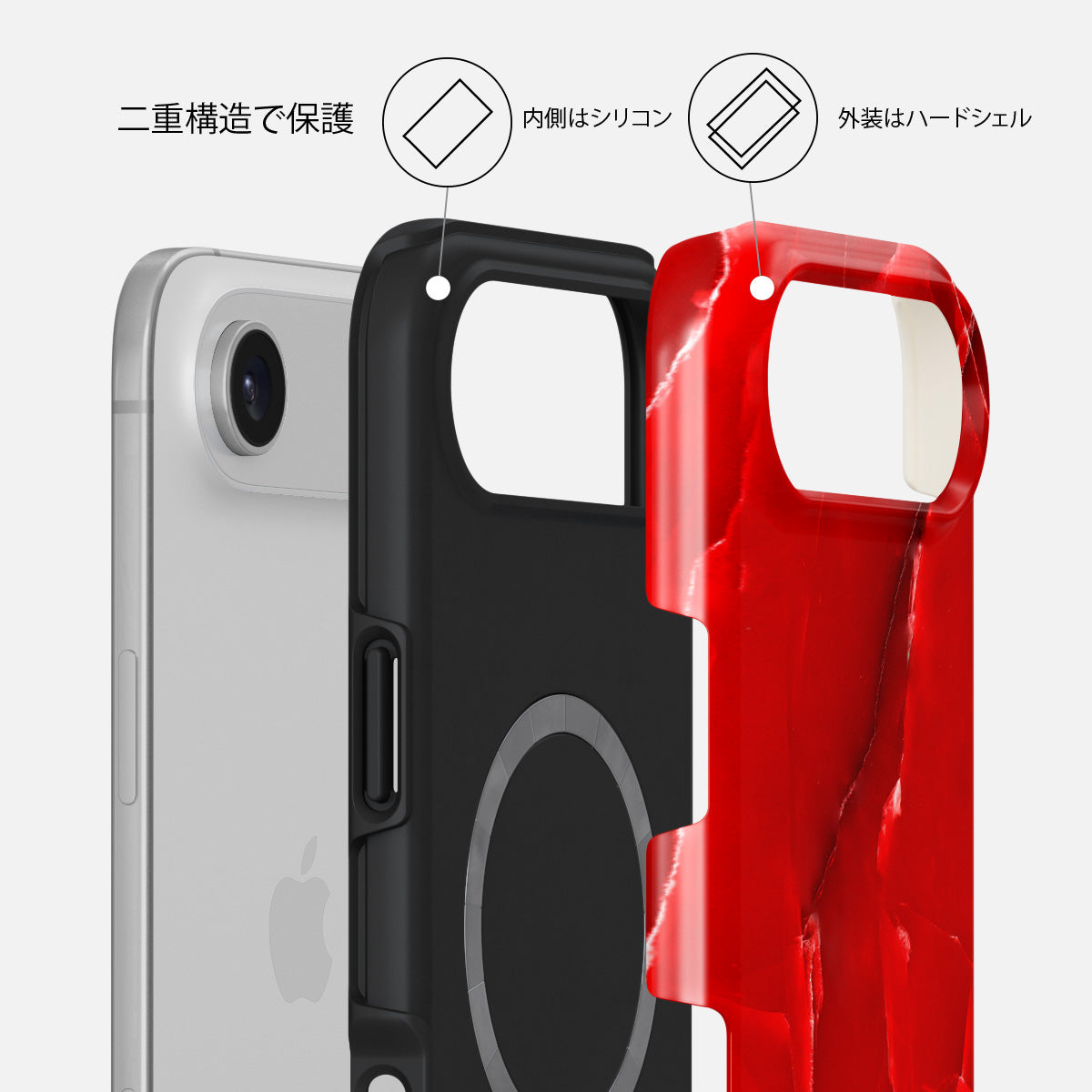 Wild Blaze - iPhone Air ケース | BURGA