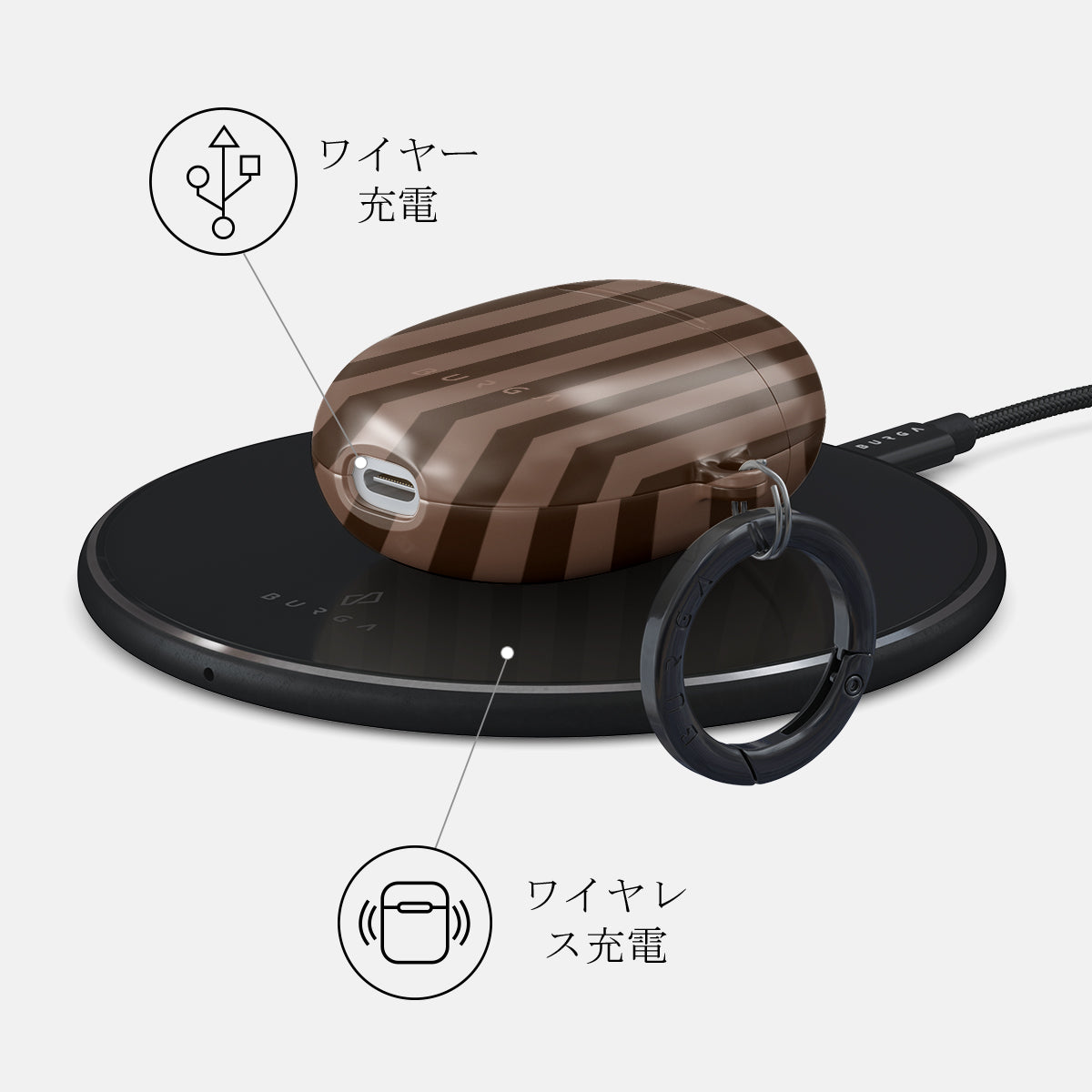 Dark Roast - Google Pixel Buds Pro 2 ケースカバー | BURGA