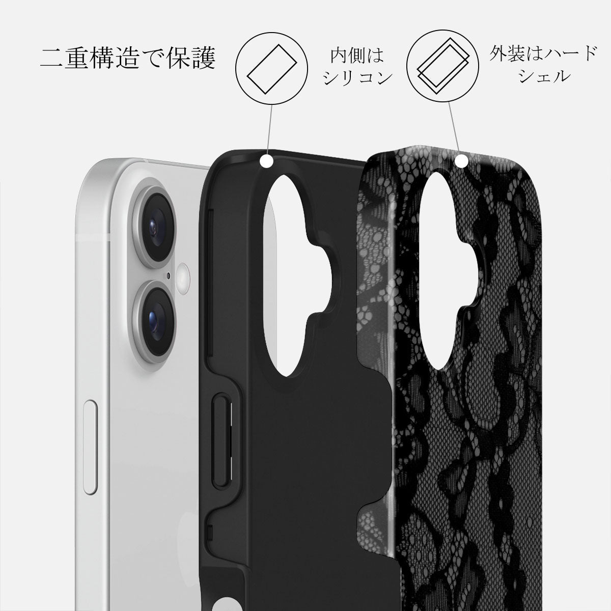 Magnetic - iPhone 16 ケース | BURGA
