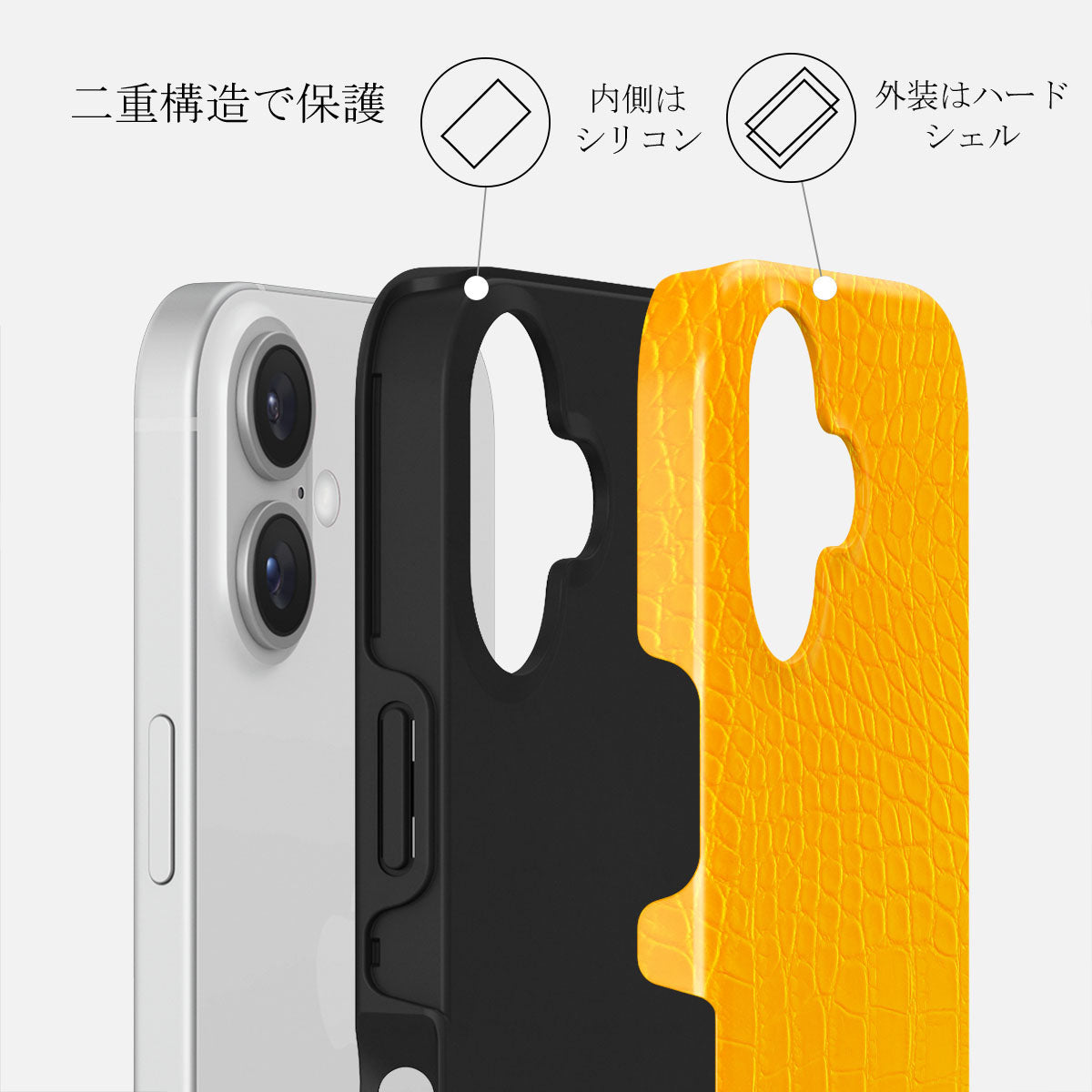 Canary Yellow - iPhone 16 Plus ケース | BURGA