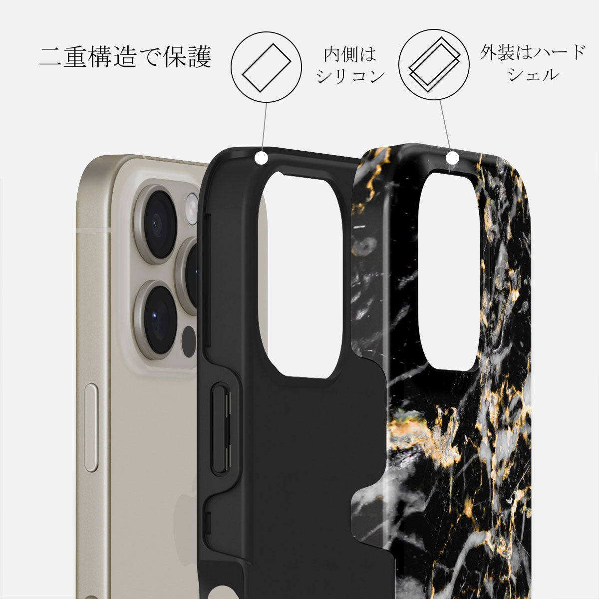BURGA iPhone16pro ケース　スマホリングセット iPhone 16 Pro ケース, Make A Wish | BURGA